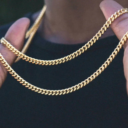 Punk Inox Cuban Chain Necklaces