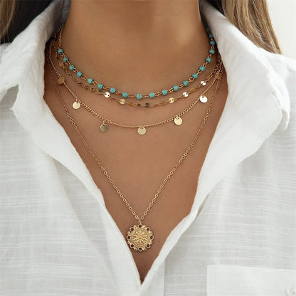 Stacked Boho Necklace Set