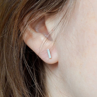 Simplistic Bar Stud Earrings