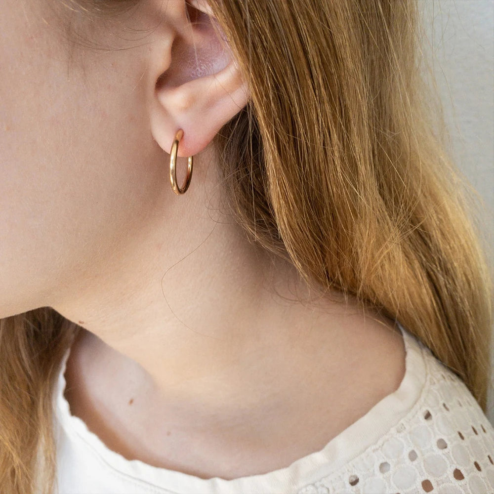 Classic Hoop Buckle Earring